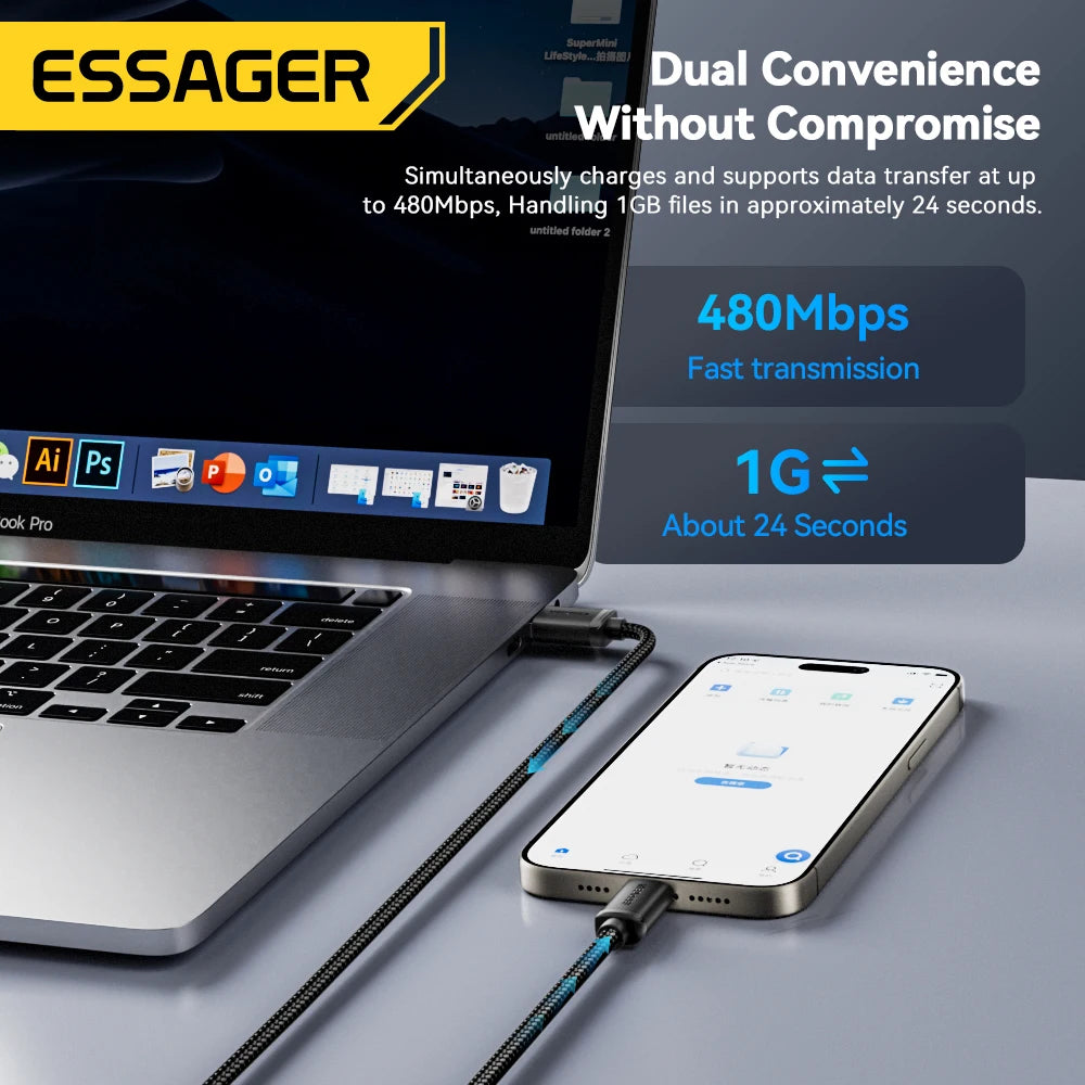 Type C TO USB  Cables For iPhone 15 and above