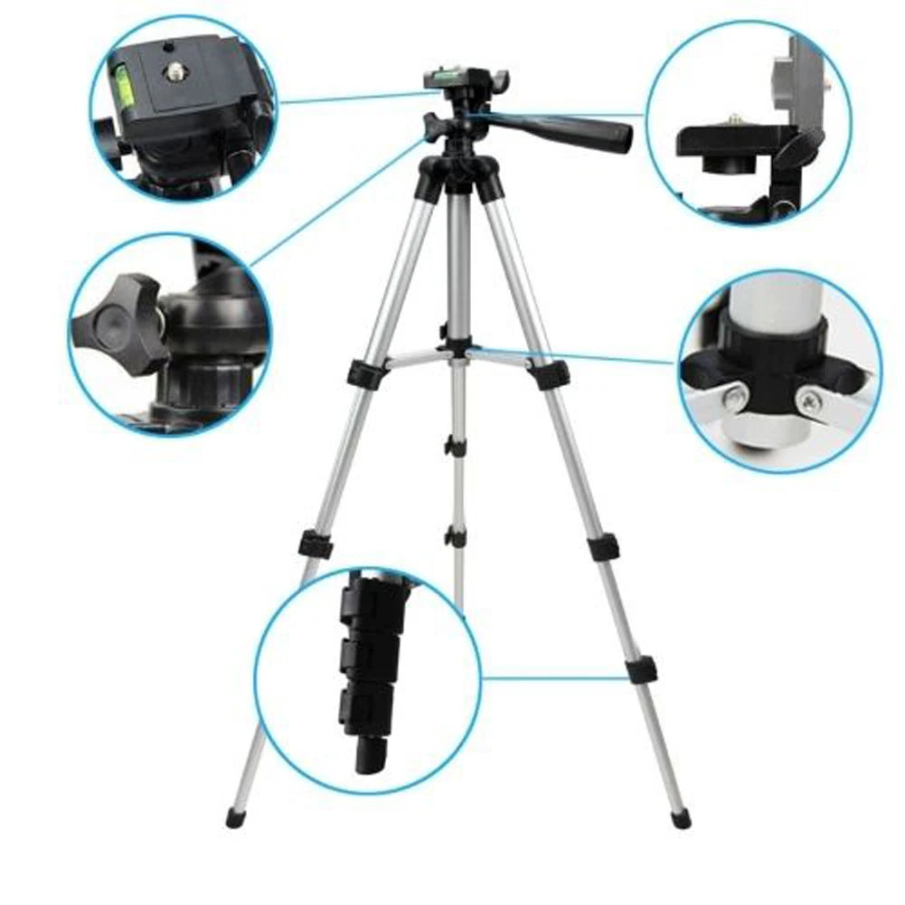 Phone Travel Tripod for Sony Portable Aluminum Tripod Stand