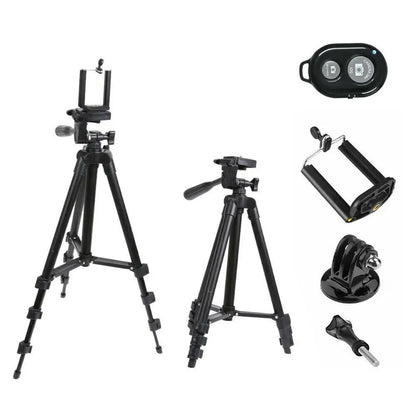 Professional Camera Tripod + Stand Holder +Bag For Smart Phone