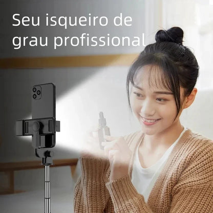 3 In 1 Wireless Selfie Tripod With Fill Light Bluetooth