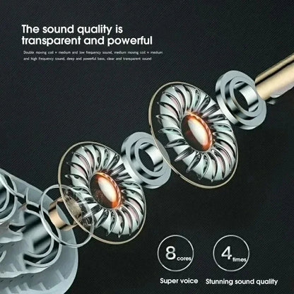 Original Pro4 TWS Bluetooth Earphones 9D Stereo Wireless Headphone