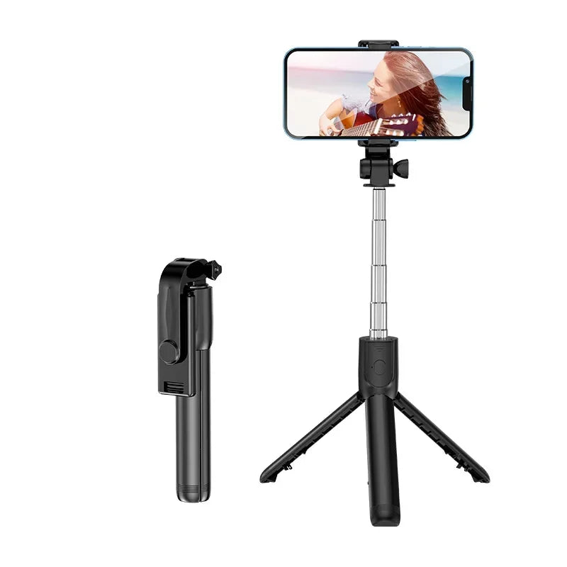Selfie Stick Tripod with Light Portable Phone Tripod
