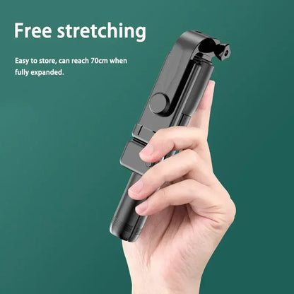 Selfie Stick Tripod with Light Portable Phone Tripod