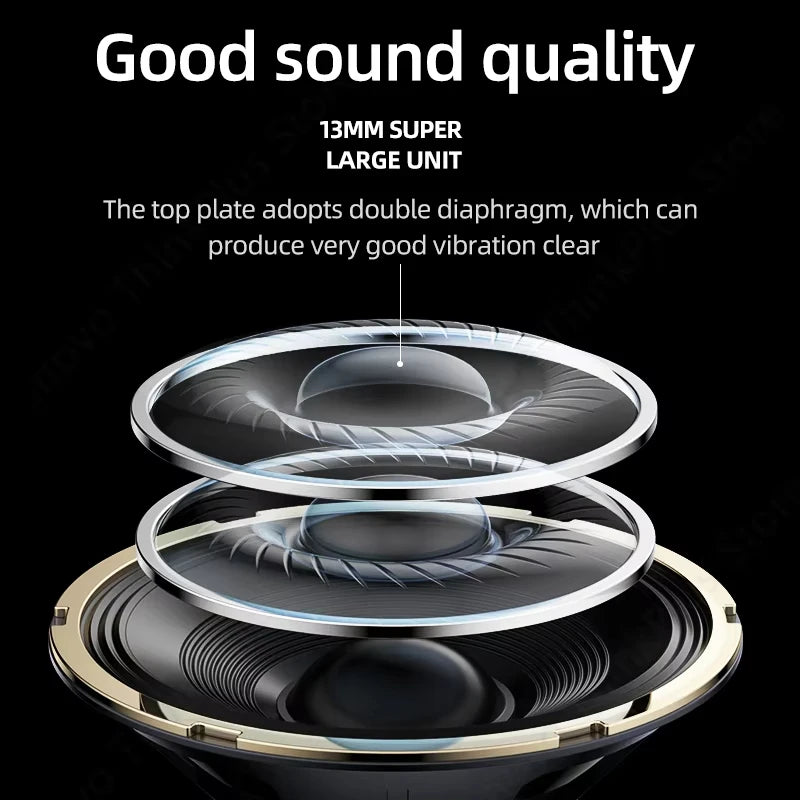 Bluetooth V5.0 Earphones Anti-sweat Lightweight Headphone