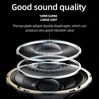Bluetooth V5.0 Earphones Anti-sweat Lightweight Headphone